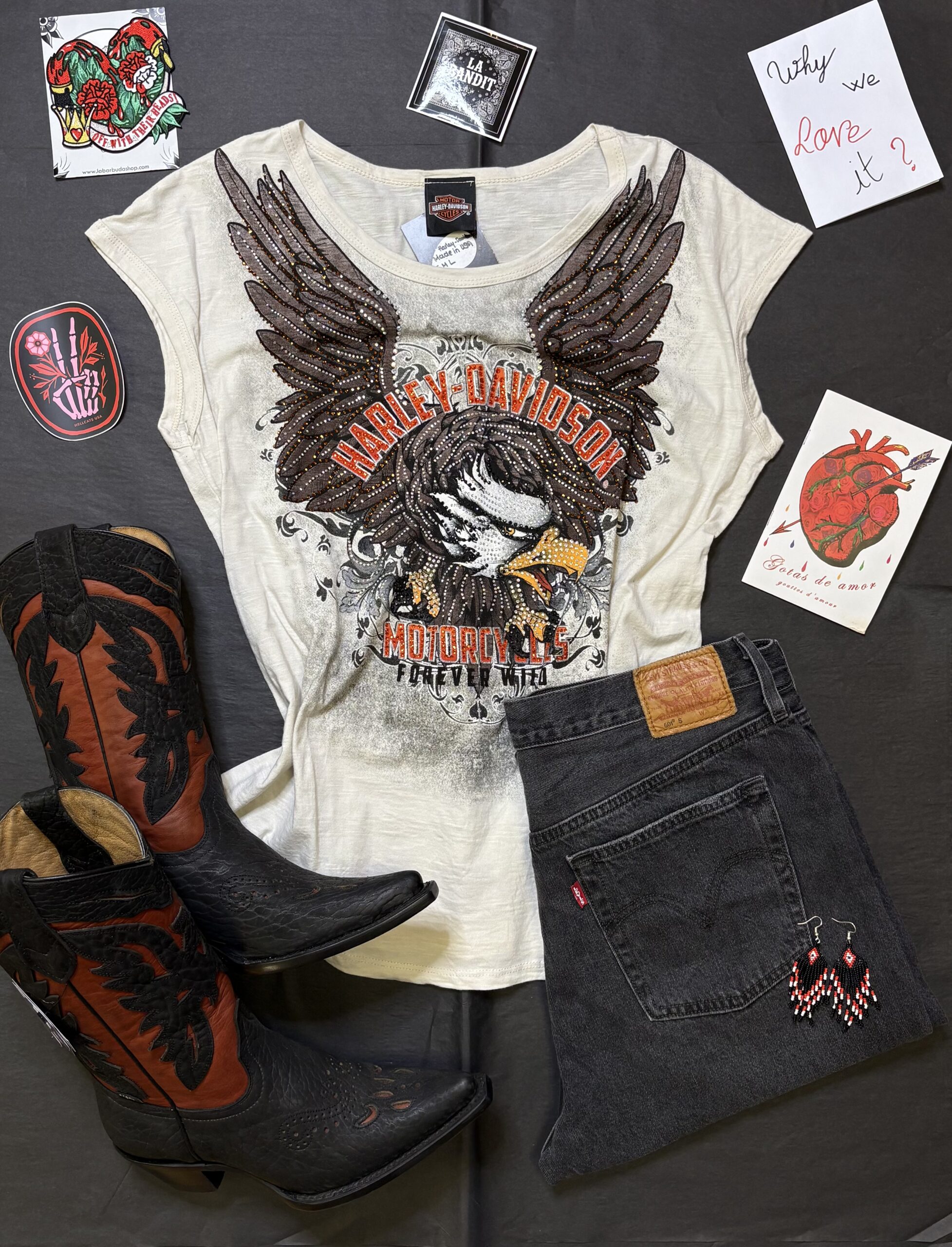 T-shirt femme Harley Davidson